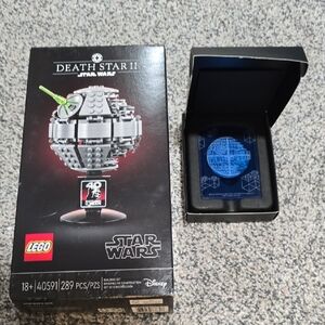 LEGO Star Wars Death Star II with Green and Blue Accents
